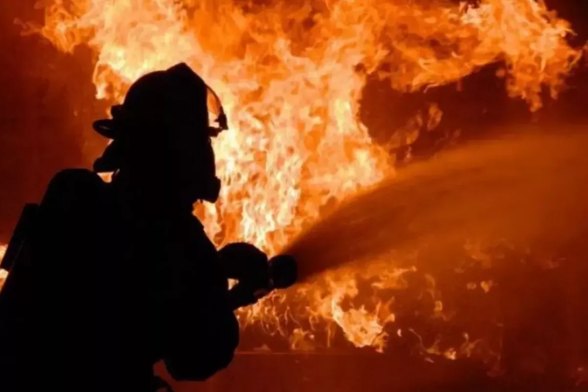 Massive Fire Erupts at Cardboard Plant Near Kazakhstan's Almaty - VIDEO