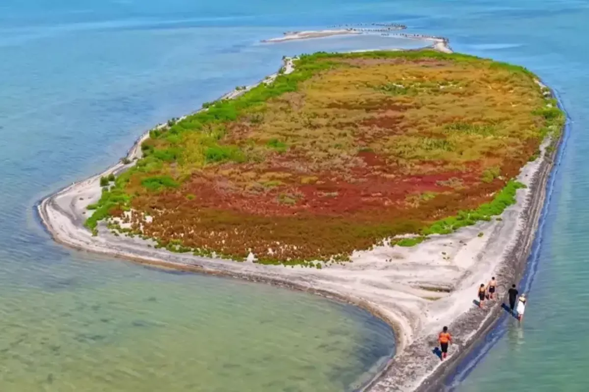 New Island Emerges in Kazakhstan’s Part of Caspian Sea as Water Levels Fall - VIDEO