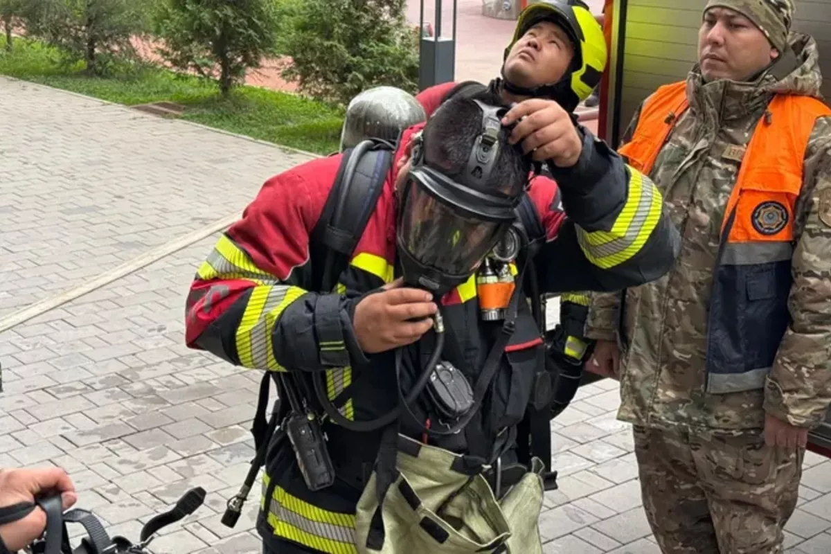 Major Fire in Kazakhstan's Almaty Leaves Four Injured as Roof Collapses