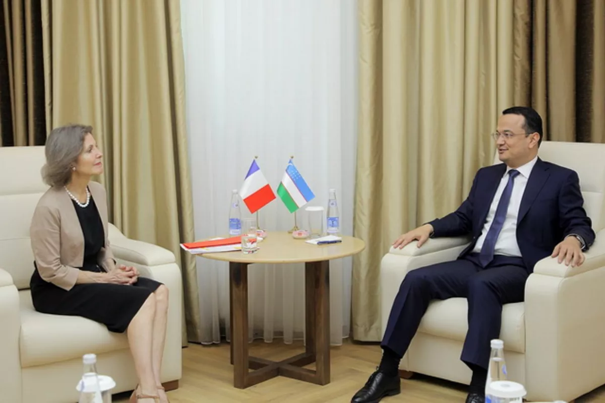 Uzbekistan, France Reaffirm Cooperation During Farewell Meeting of Ambassador Bouchez