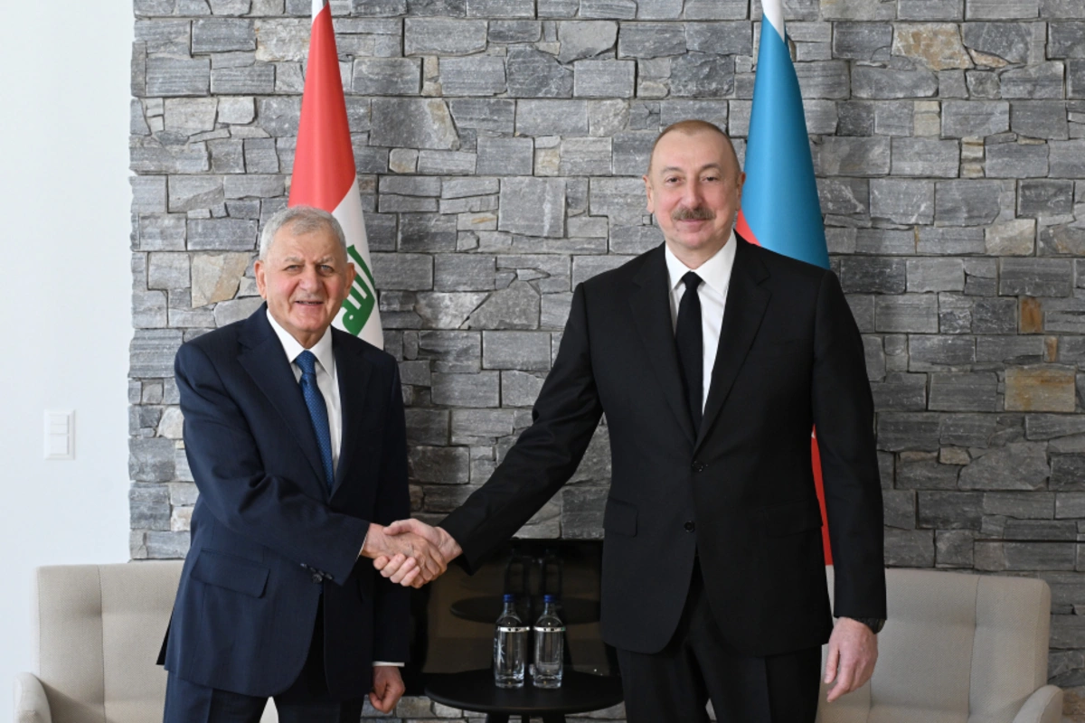 Azerbaijani, Iraqi Presidents Discuss Development of Bilateral Ties in Davos