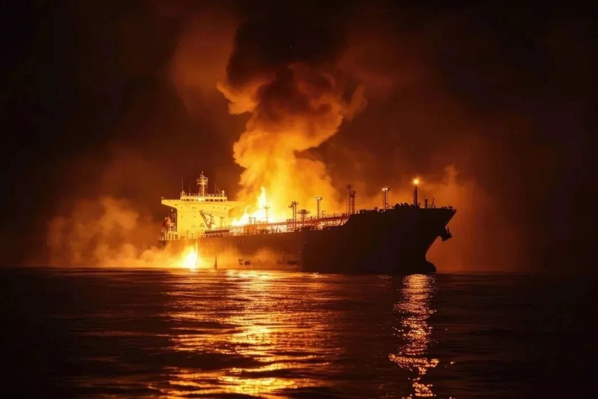 Drone Strikes Damage Two Tankers Near Kazakhstan's Oil Hub