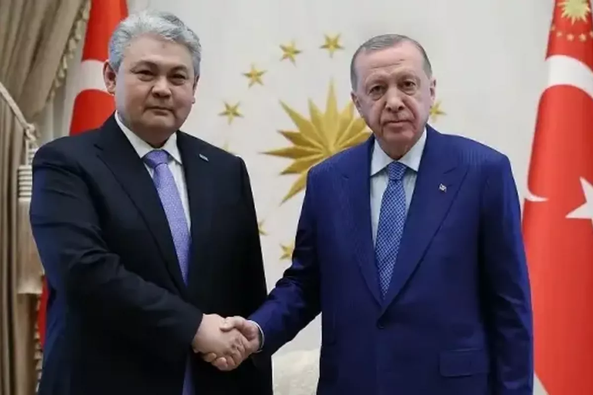 Erdoğan and Kazakhstan's Foreign Minister Discuss Key Issues in Ankara