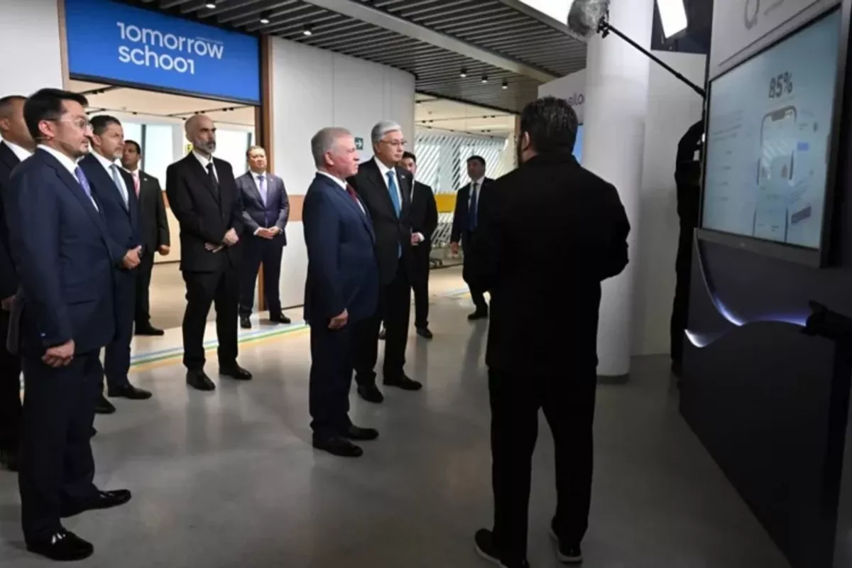 Kazakh President, Jordan’s King Tour Astana Hub in Capital