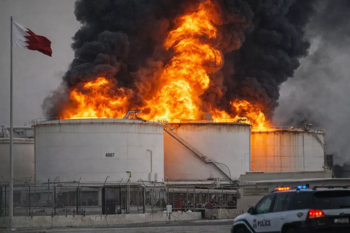 Iranian Drones Strike Fuel Facility in Bahrain