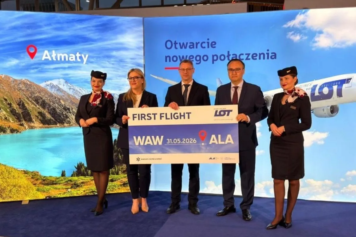 LOT Polish Airlines Launches Direct Warsaw–Almaty Flights