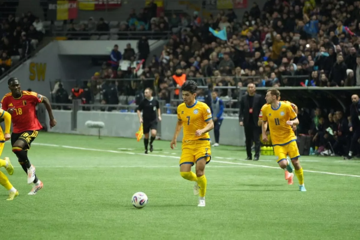 Kazakhstan Holds Belgium to 1:1 Draw in 2026 World Cup Qualifier