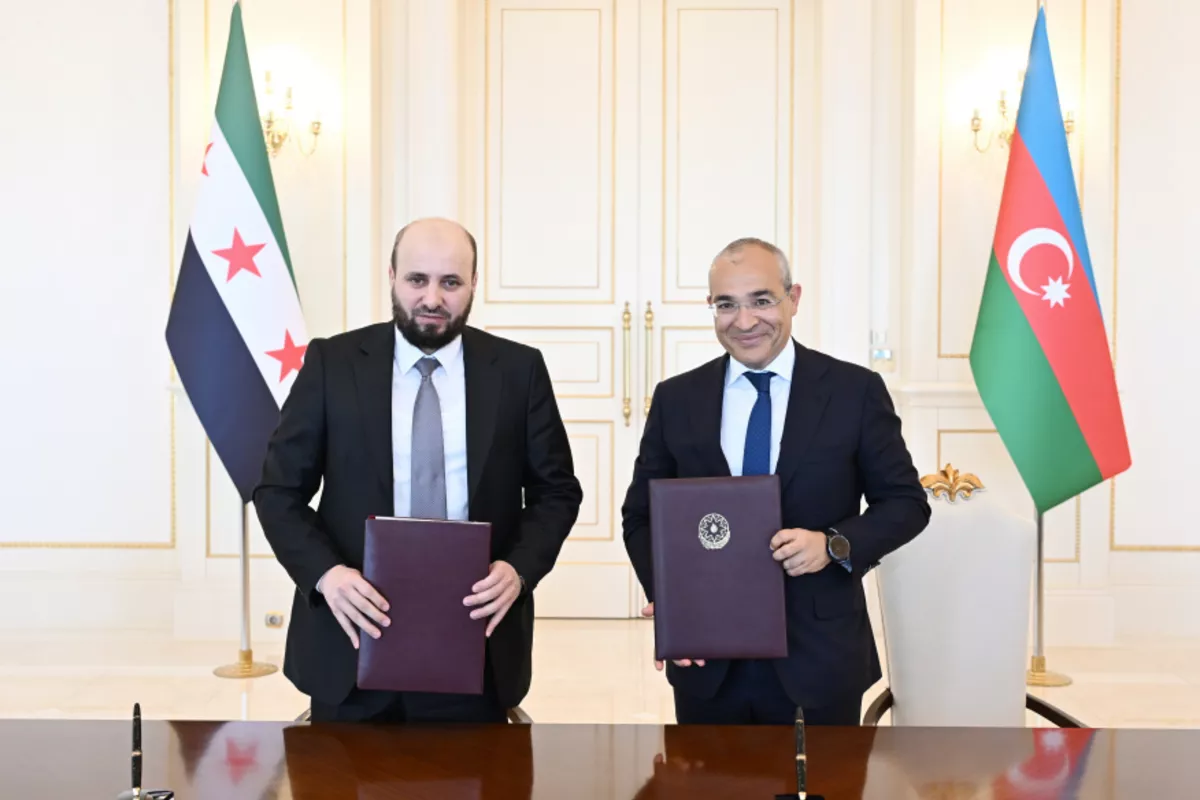 Azerbaijan, Syria Sign Energy Cooperation Deal During President Al-Sharaa’s Visit