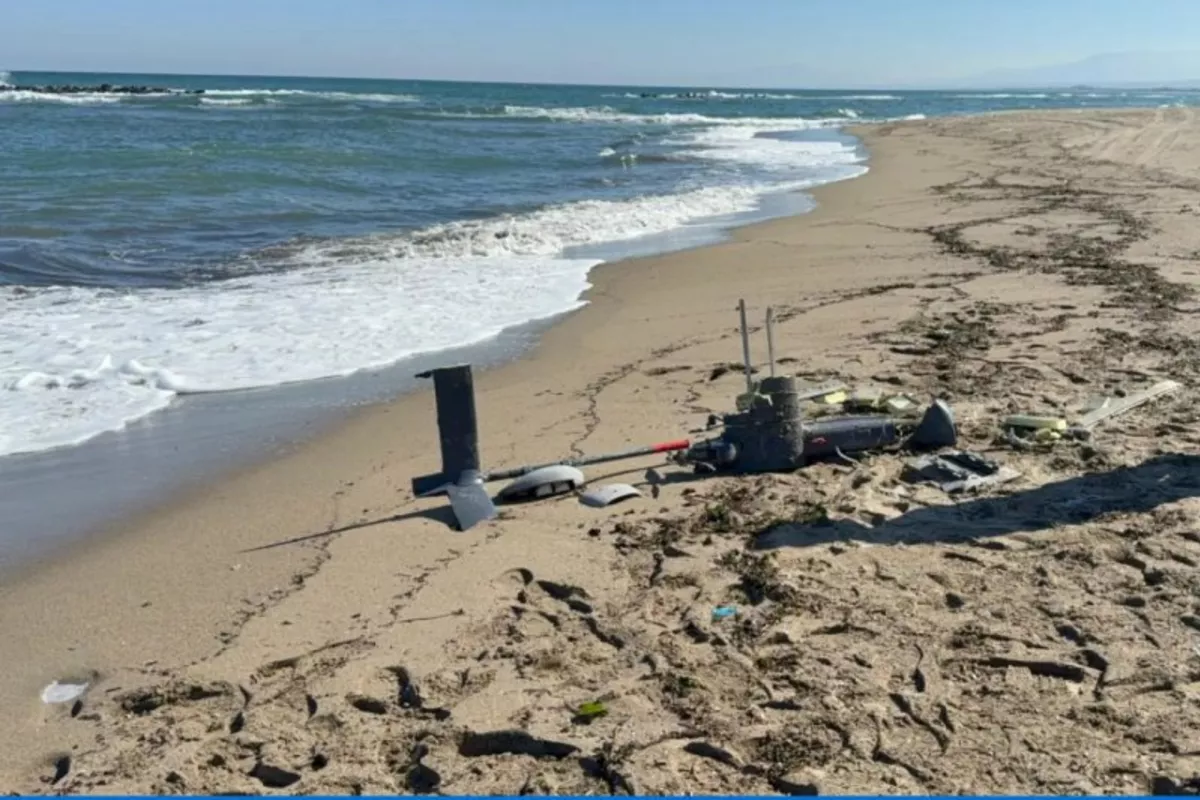 Drone Found on Sakarya Beach in Türkiye Raises Suspicion