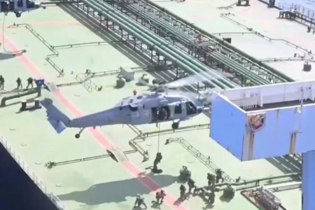 US Intercepts Another Iranian-Linked Oil Tanker in the Indian Ocean – VIDEO