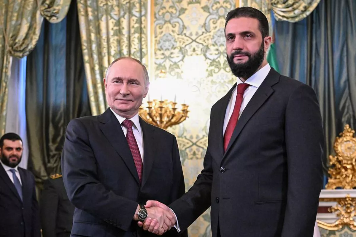 Putin Hosts Syria’s al-Sharaa in Moscow