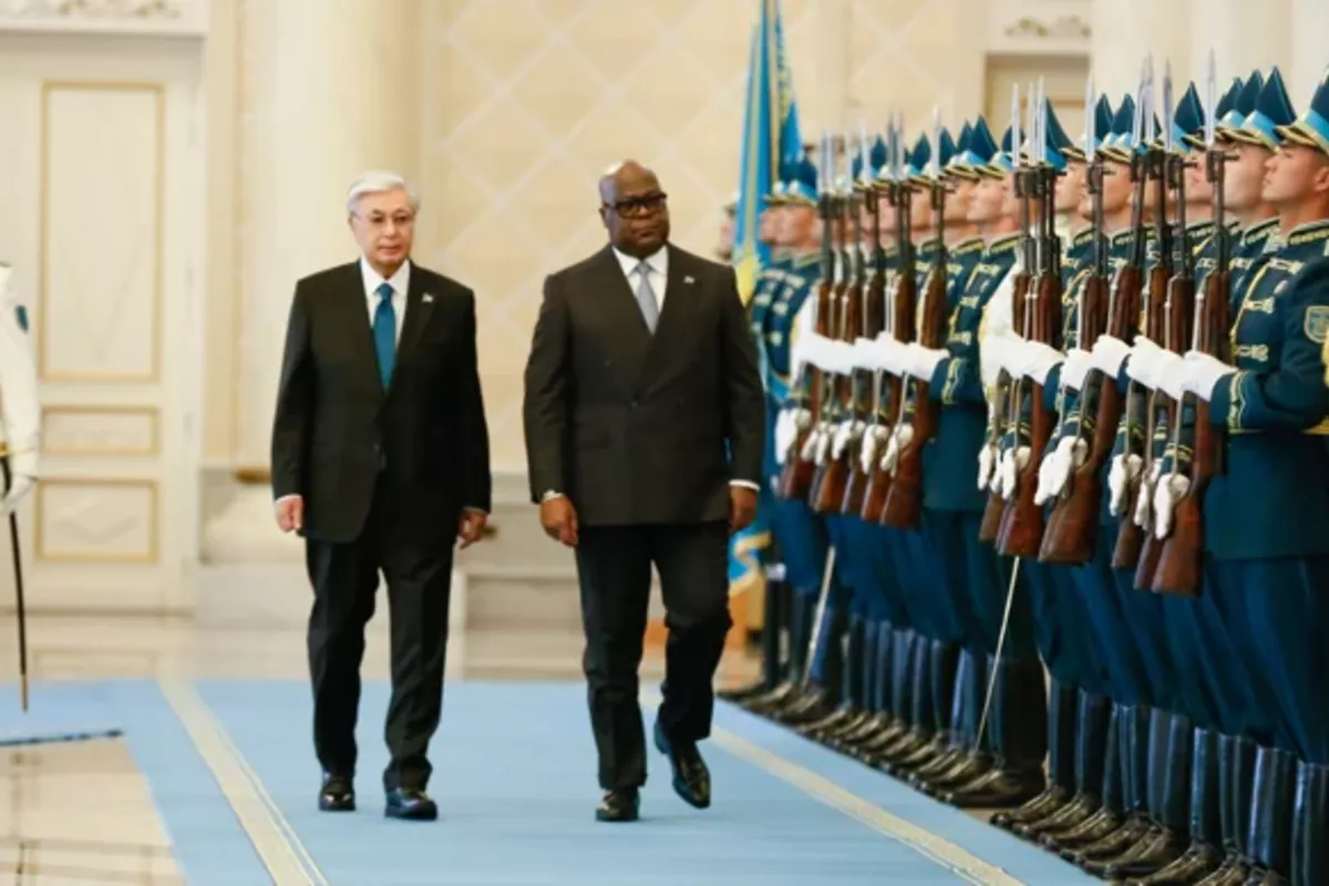 Kazakh Leader Welcomes Congolese Counterpart for Strategic Bilateral Discussions