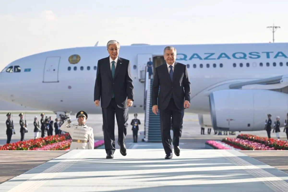 Kazakh President Arrives in Uzbekistan for High-Level State Visit