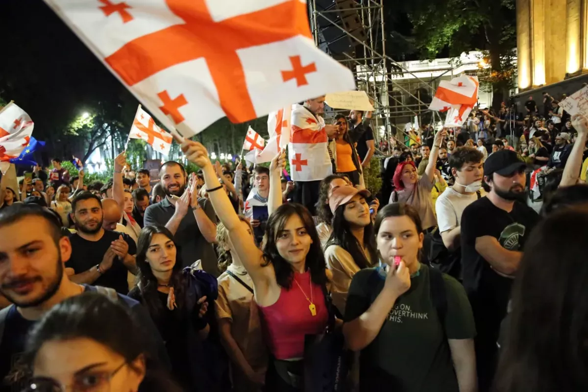 Tensions Surge in Georgia as Protesters Invade Presidential Palace Grounds