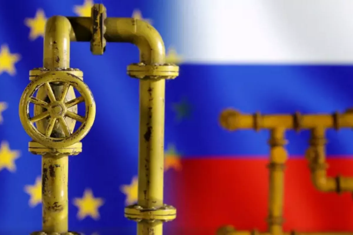 Russia Sees Drop in Gas Sales to EU Last Year