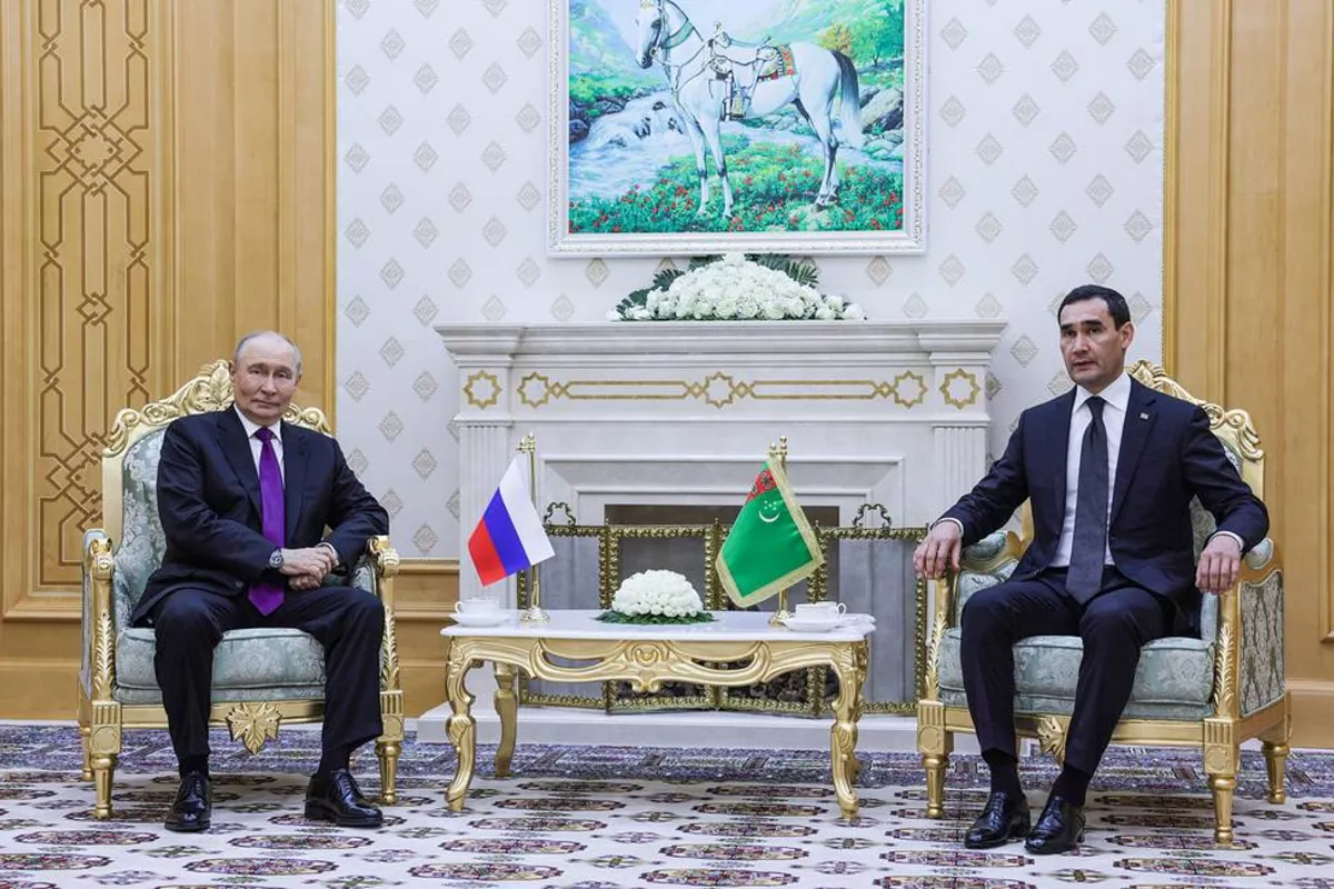 Russia-Turkmenistan Ties on Agenda as Putin, Berdimuhamedov Meet