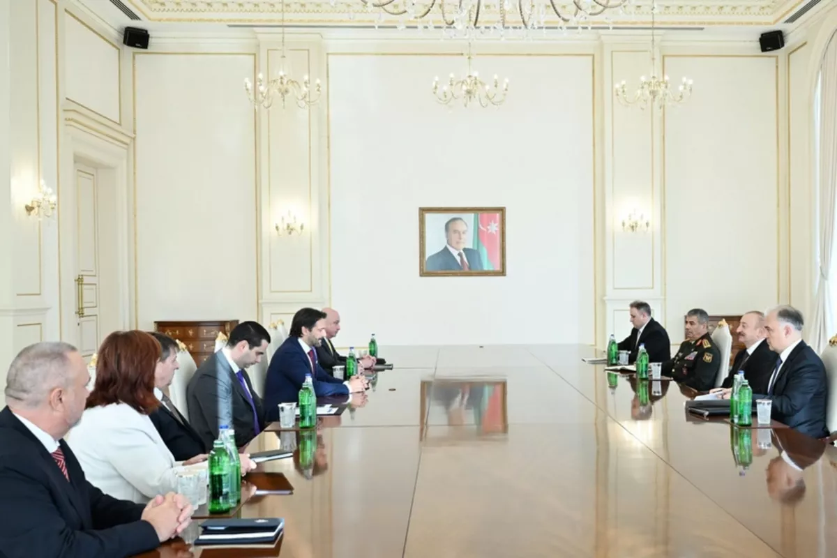 President Ilham Aliyev Hosts Slovakian Deputy Prime Minister and Delegation