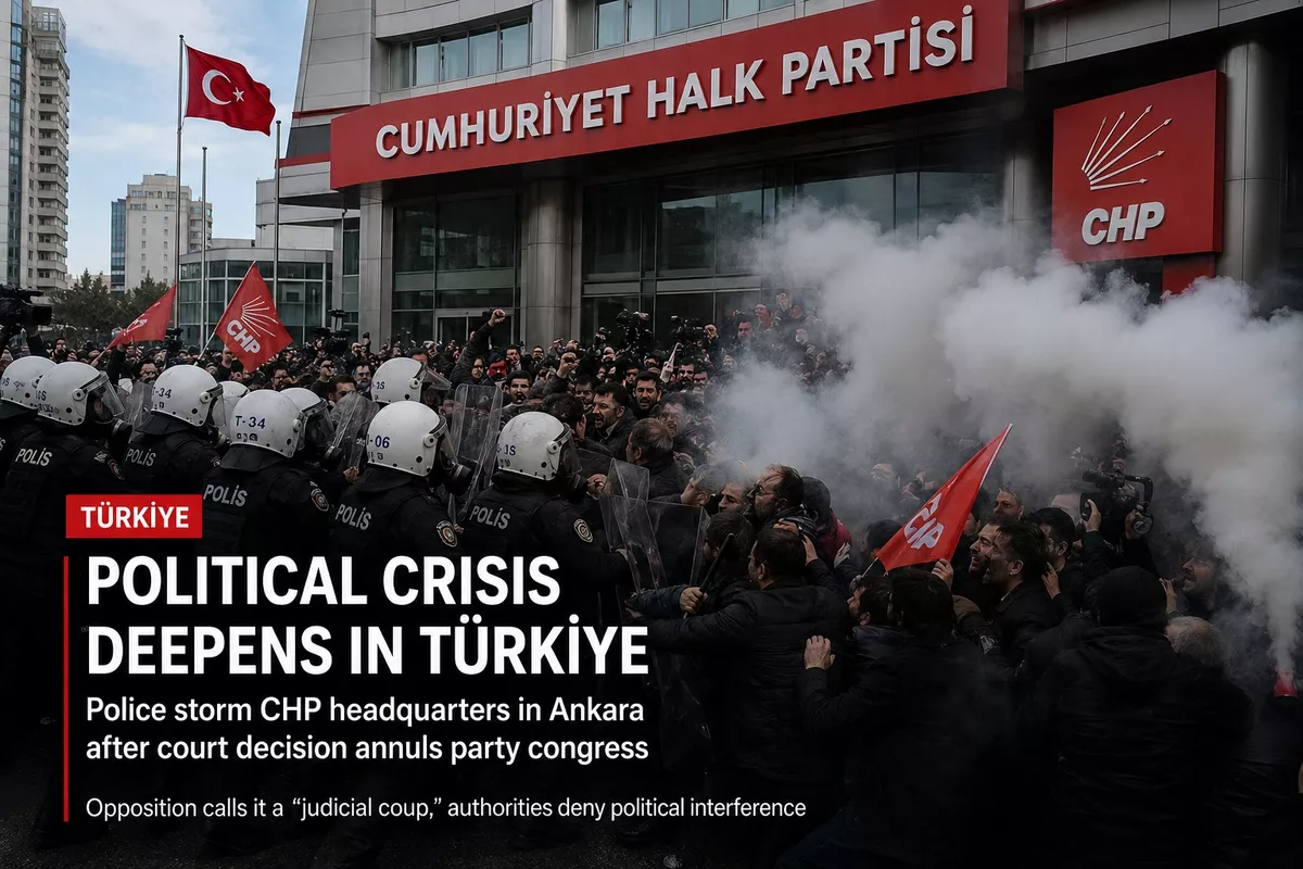 What is Happening in Türkiye? Political Crisis Deepens after CHP Headquarters Stormed