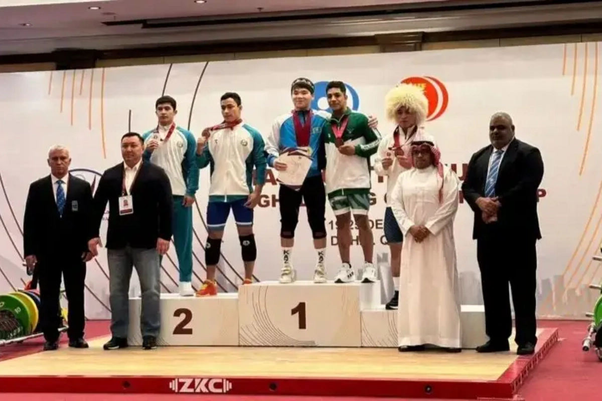 Kazakh Athlete Wins 2024 Asian Youth and Junior Weightlifting Championships