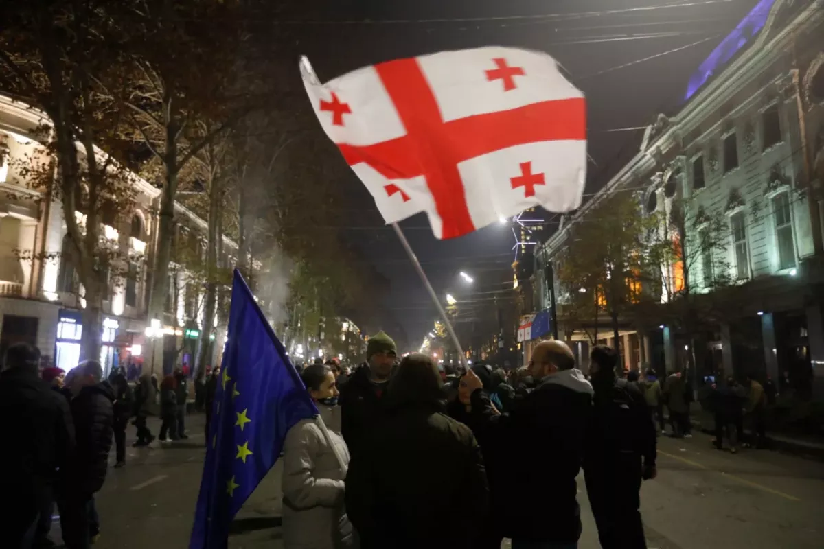 Georgian Protests Persist as Police Arrest 12 More Individuals