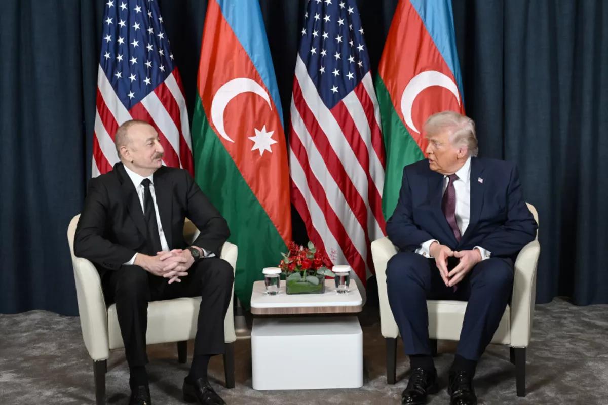 Ilham Aliyev and Donald Trump Hold Meeting in Davos