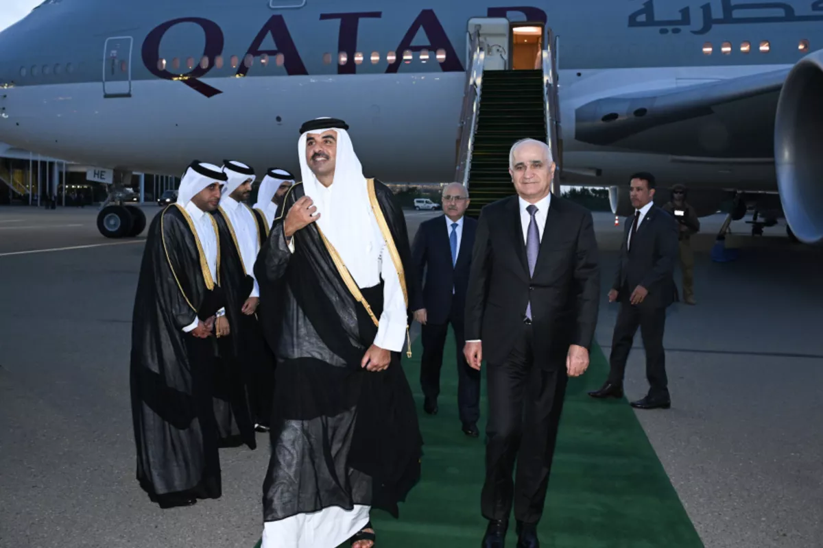 Amir of Qatar Arrives in Azerbaijan for CICA Summit