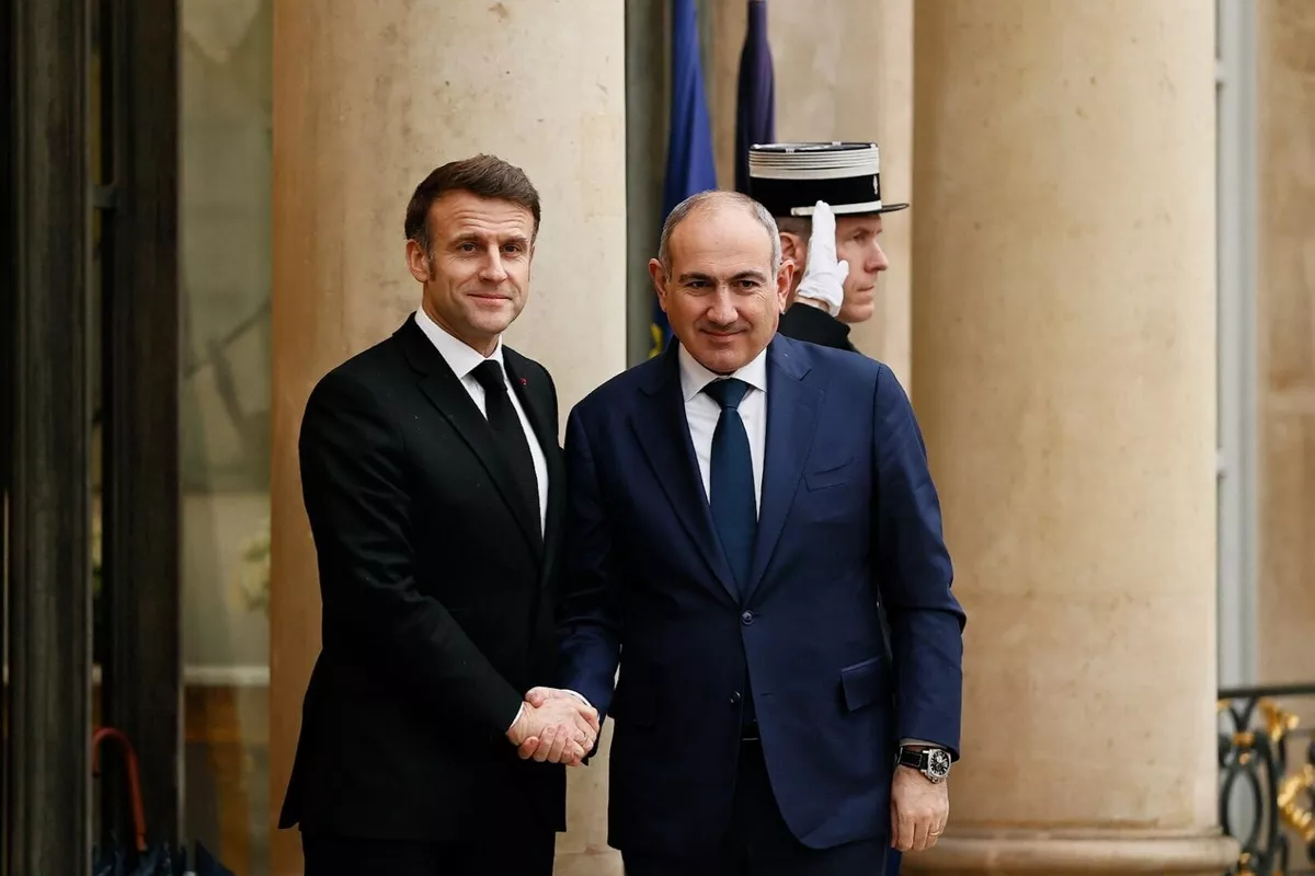Pashinyan Travels to France for Paris Peace Forum and Meeting with Macron
