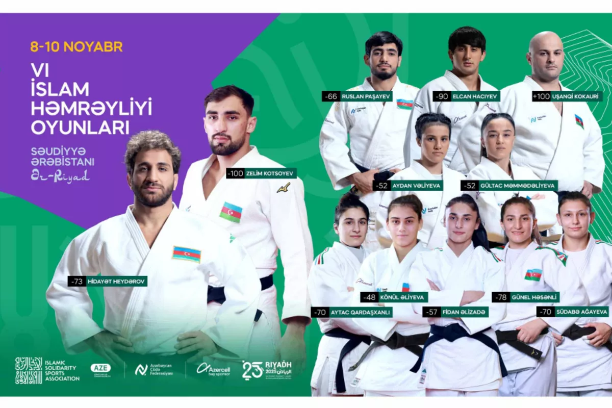 Azerbaijani Judokas Set Sights on ‘Medal Rush’ at Riyadh 2025 Islamic Solidarity Games