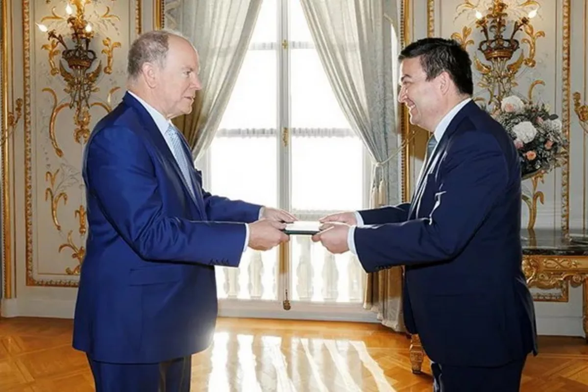 Uzbek Ambassador Presents Credentials to Prince Albert II in Monaco