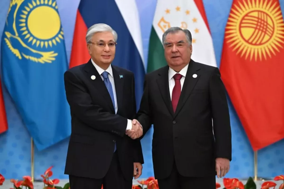 Kazakh President Arrives at Palace of Nation in Dushanbe for CIS Summit