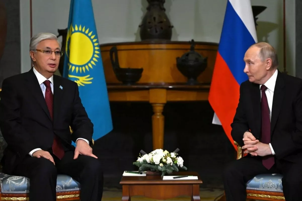 Russian, Kazakh Leaders Meet in St. Petersburg