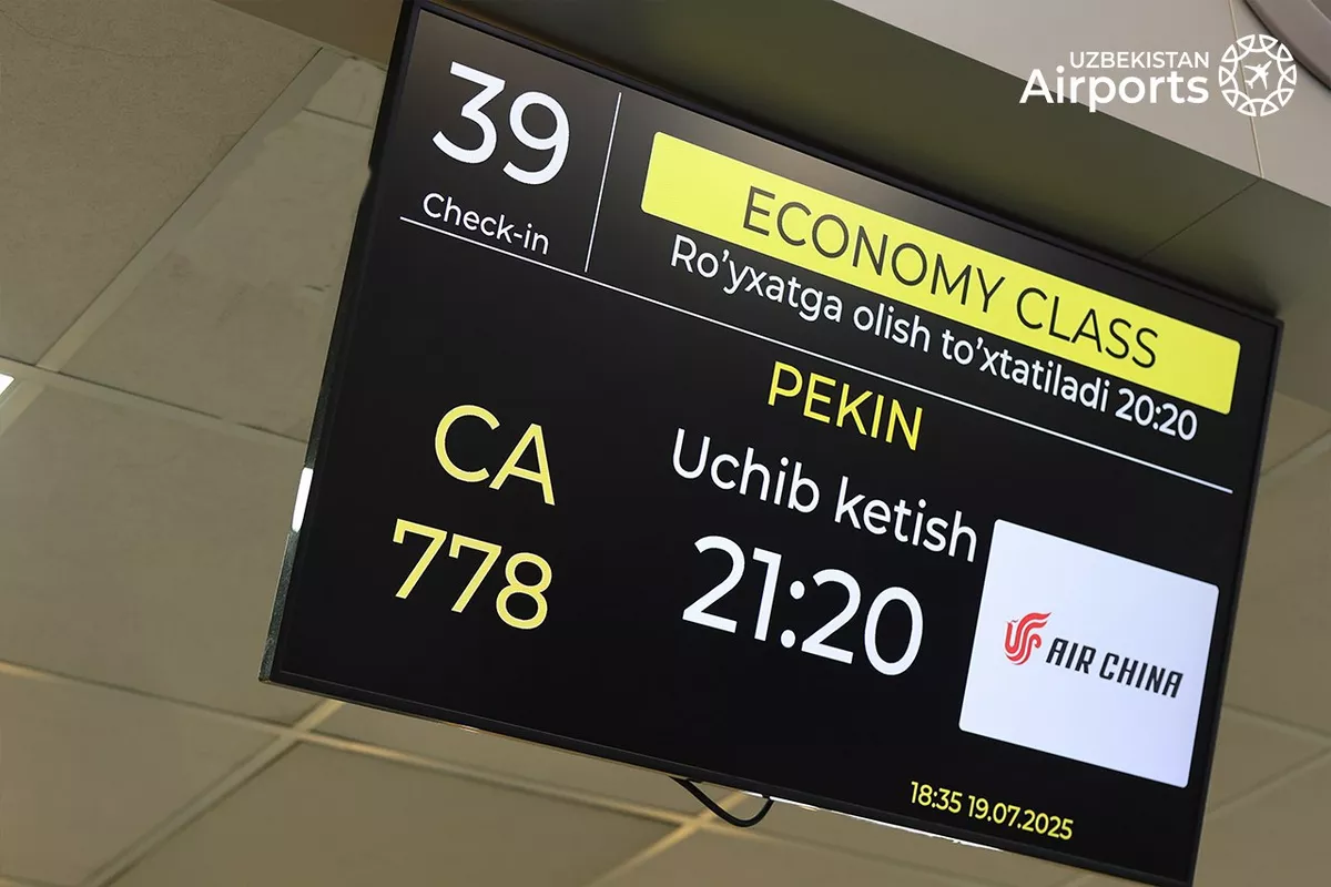 Air China Launches New Beijing-Tashkent Route, Enters Uzbekistan Market