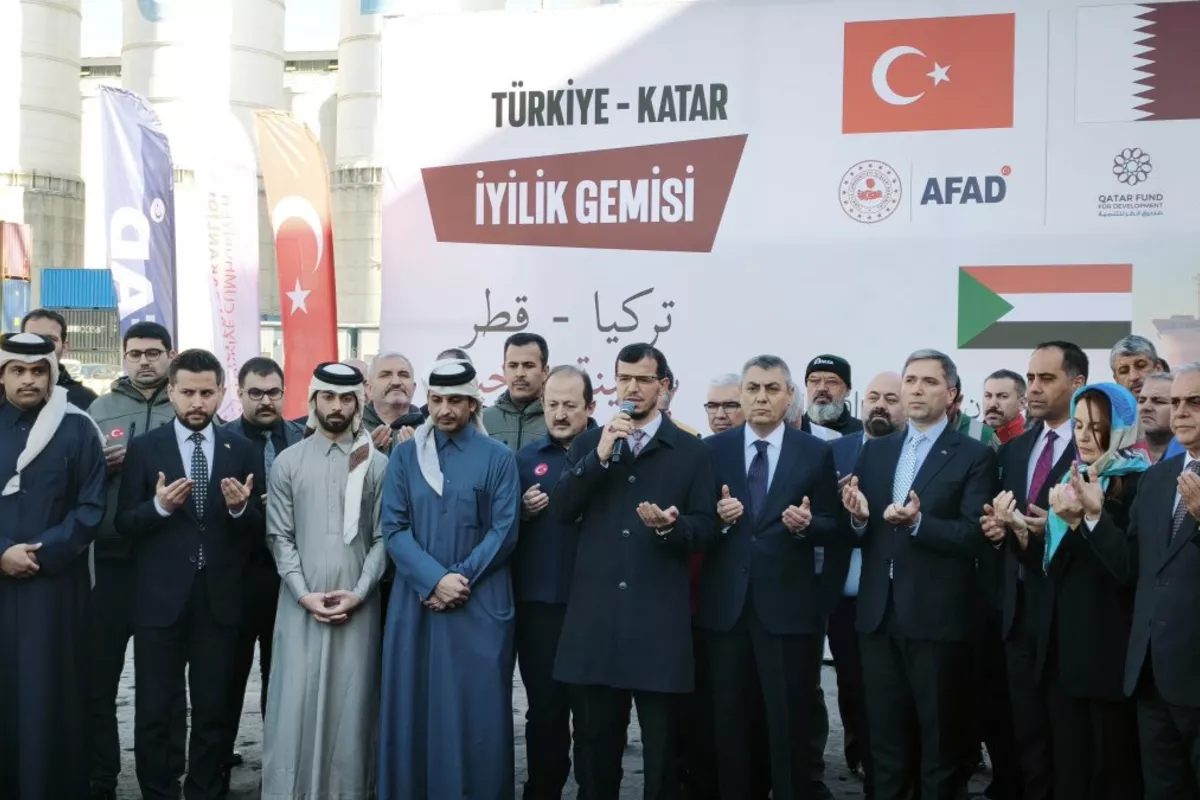 Türkiye Dispatches 6th Ship with 2,600 Tons of Aid to Sudan