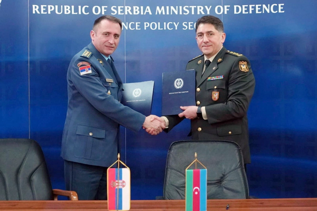 Azerbaijan, Serbia Ink bilateral Military Cooperation Plan