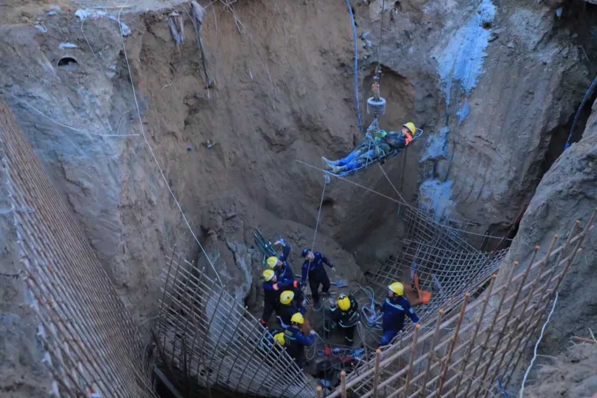 Construction Site Accident in Uzbekistan Ends in Rescue