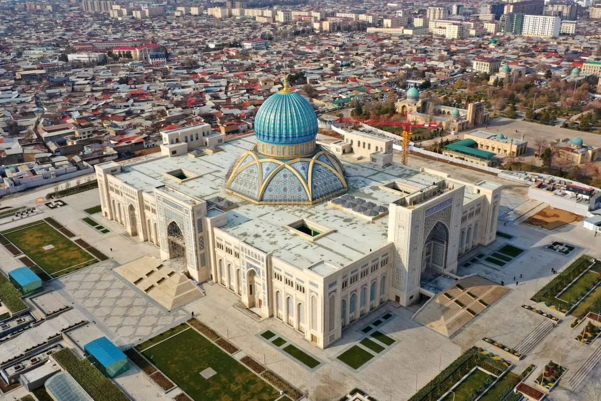 Fire Erupts at Islamic Civilization Center in Uzbekistan’s Tashkent