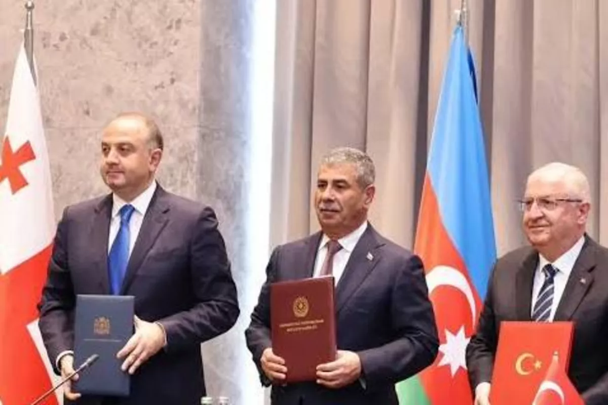 Azerbaijan, Türkiye and Georgia Sign Protocol on Defense Cooperation