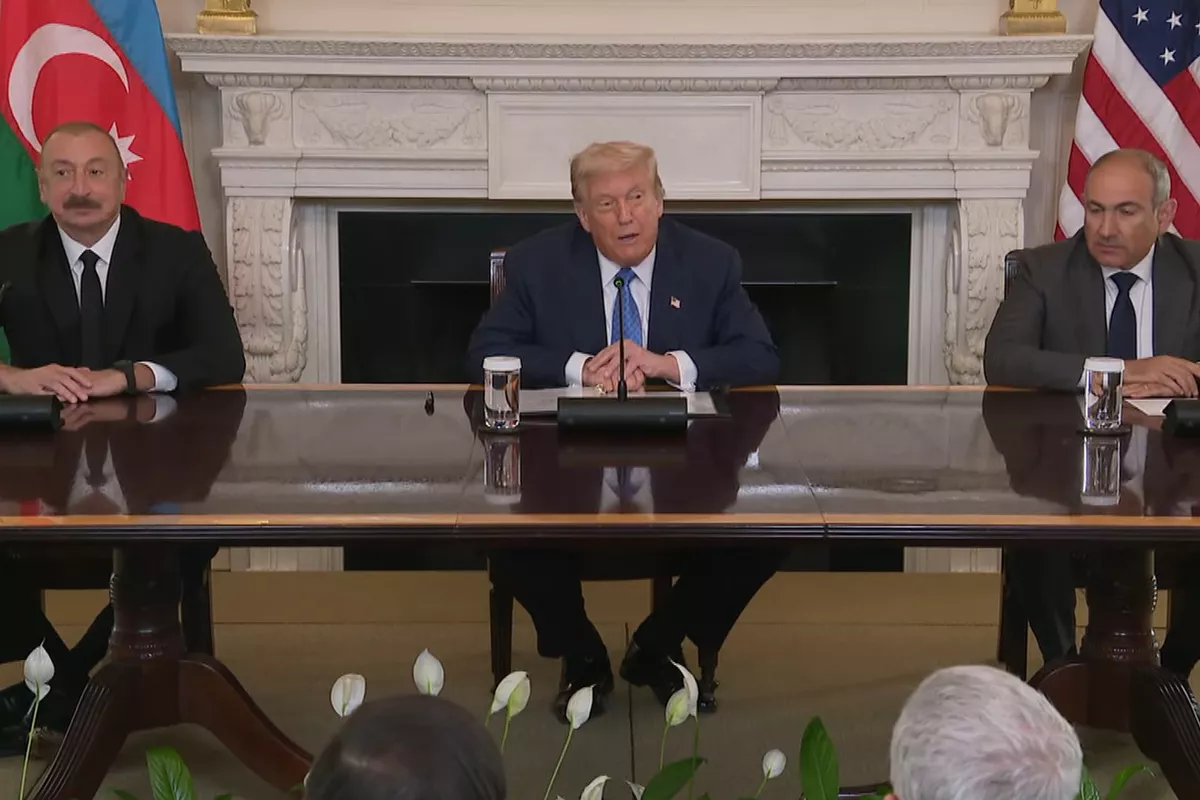 Trilateral Meeting Between Donald Trump, Ilham Aliyev, and Nikol Pashinyan Underway – LIVE