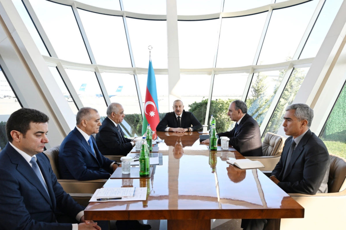 President Ilham Aliyev Leads Meeting on Plane Crash