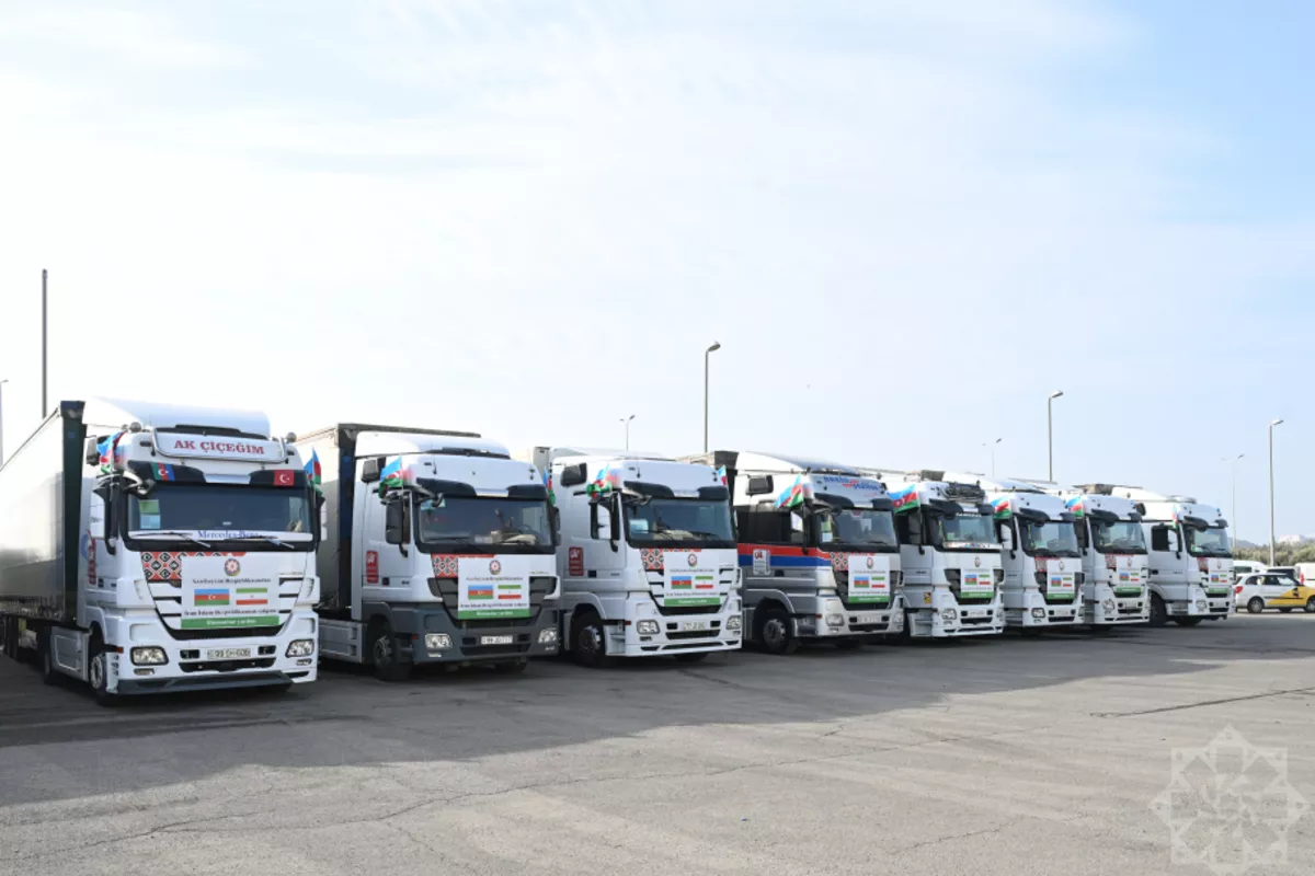 Azerbaijan Sends Another Batch of Humanitarian Aid to Iran