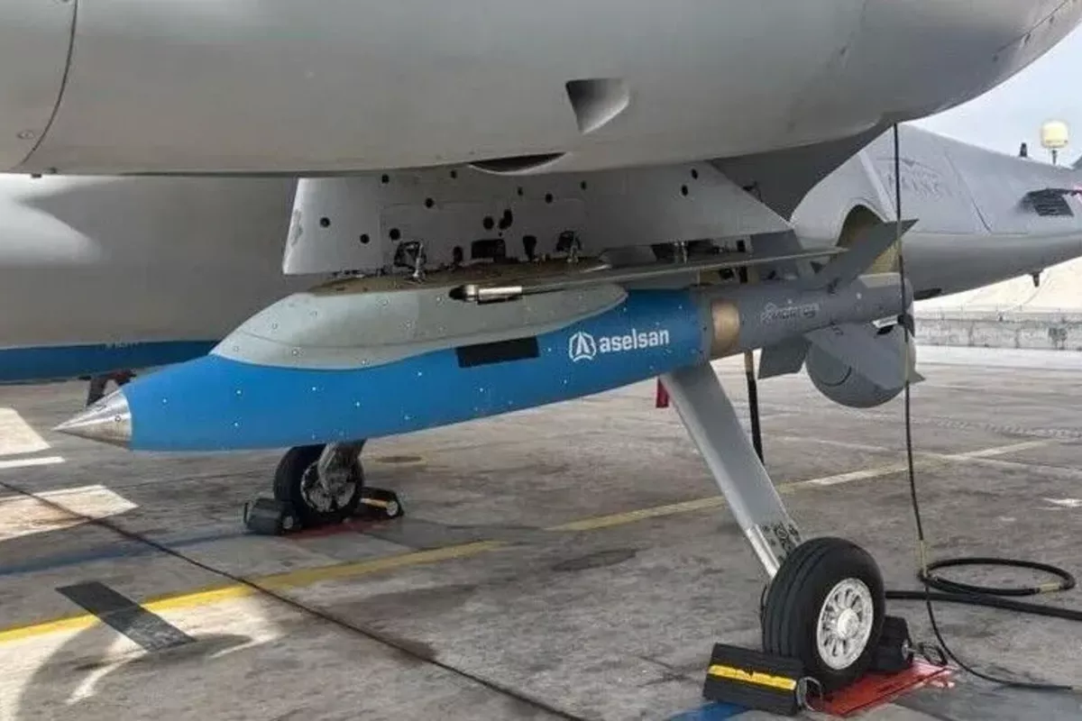 Türkiye's Akinci Drone Completes First Firing Test With Domestic Guidance Kit