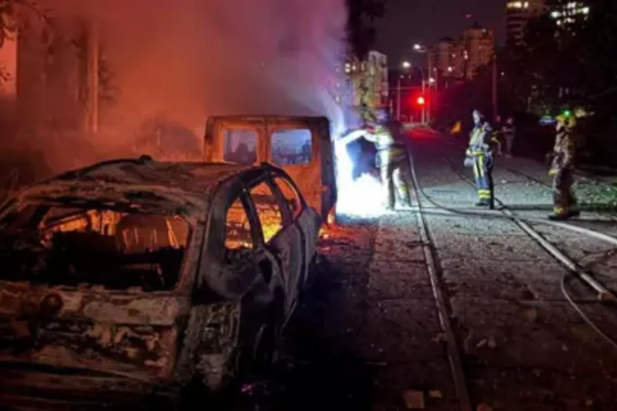 Russia Launches Massive Ballistic Missile Attack on Kyiv, Leaving Dead and Injured