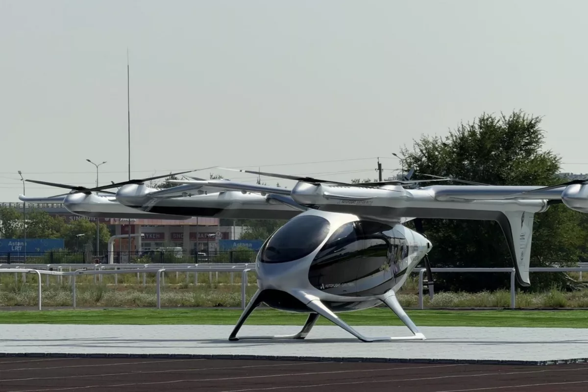 Kazakhstan Showcases Electric Air Taxi with First Public Flight - VIDEO