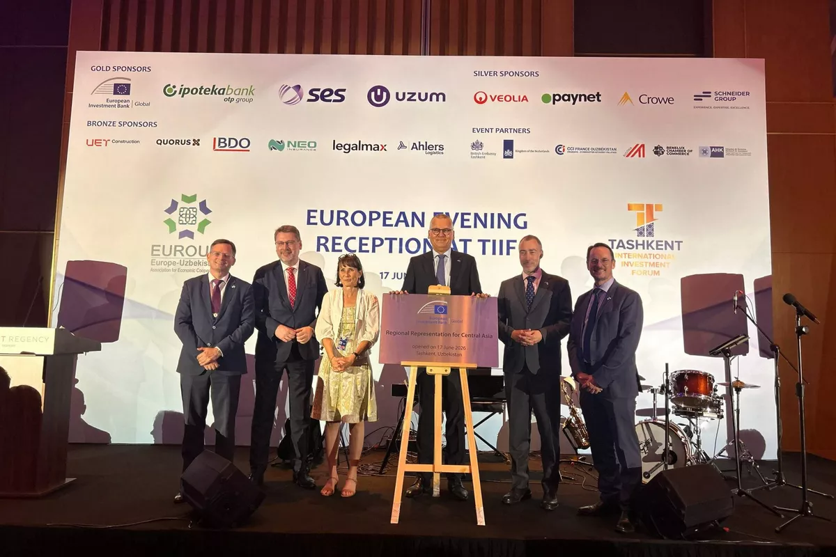 European Investment Bank Opens Central Asia Regional Office in Tashkent
