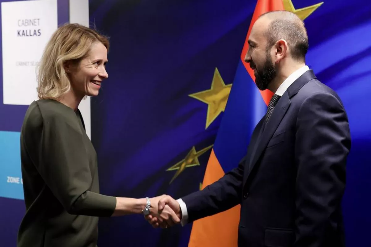 Mirzoyan, Kallas Hold Talks on Middle East Crisis