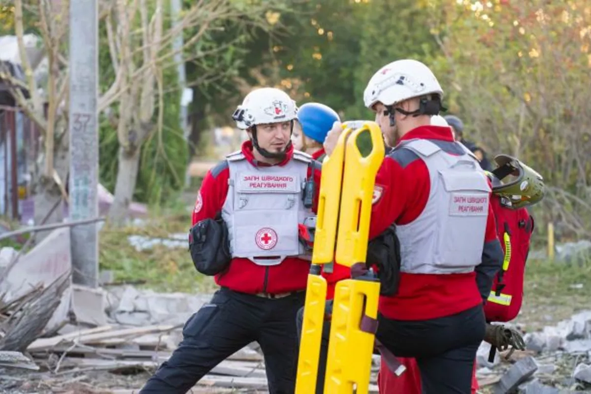 Russian Strike Damages Residential Building in Ukraine's Zaporizhzhia