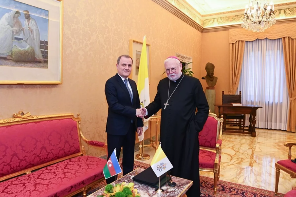 Azerbaijani FM Discusses Bilateral Relations with Holy See Secretary