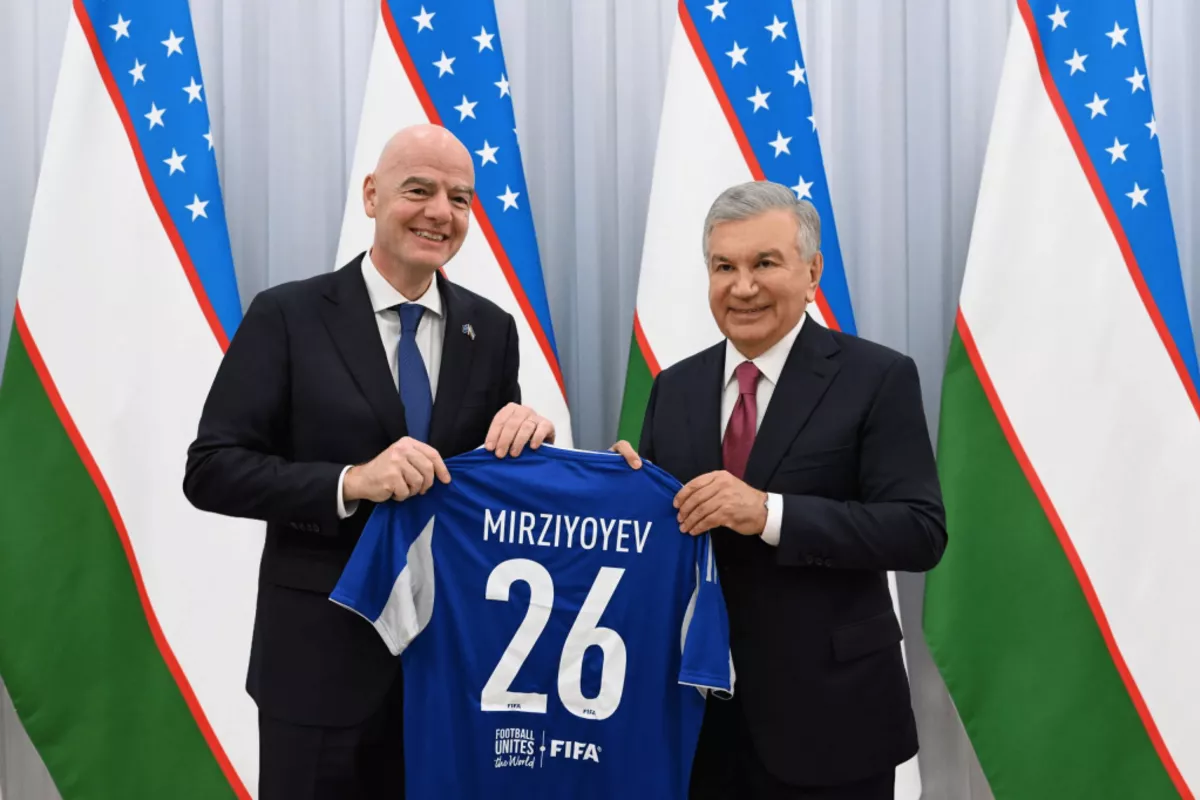 Mirziyoyev Meets Infantino as Uzbekistan, Azerbaijan Set to Co-Host FIFA U-20 World Cup