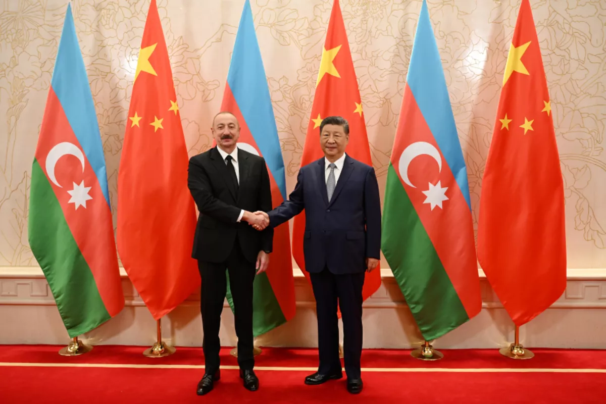 Azerbaijani President Ilham Aliyev Held Meeting in Tianjin with Chinese President Xi Jinping