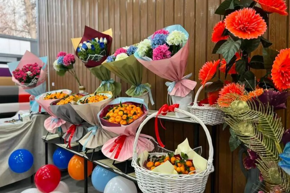 New Flower Market Brings Fresh Look to Kyrgyzstan's Osh